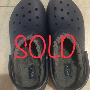NWOT! Crocs Classic Lined Youth Size 4. Never Used. Kids Crocs Clog Boy/Girl